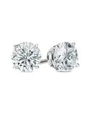 Suzy Levian Silver CZ Studs