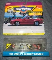 Galoob Micro Machines Hotfoot Collection #1 Drivers Set