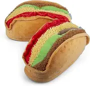 [Coddies] Taco Slippers | Unisex Funny Slippers, Novelty Comfortable Pantuflas, Gag Gift | Men, Women & Kids