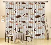 3D Coffee Food 686 Blockout Photo Curtain Print Curtains Drapes Fabric Window AU