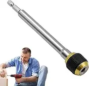 Drill Extension Bit Holder - Hexagonal Quick Release Self-Locking Extension Rod | Multipurpose Attachment for Electric Drill Screwdriver Power Tools