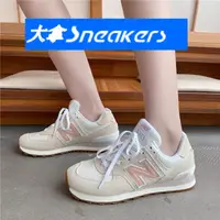 在飛比找蝦皮購物優惠-韓國代購 New Balance 574 粉白 草莓牛奶 米