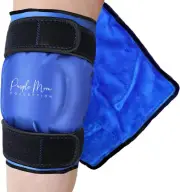 PMC Knee Ice Pack Wrap for Injuries, Reusable Gel Ice Packs for Post-Surgery...