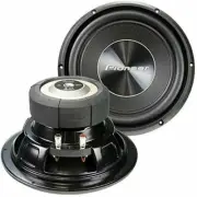 2X Pioneer A-Series TS-A250D4 1300 Watts 10" Dual 4Ohm Car Audio LOUD Subwoofer