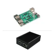 CM4_3 Gigabit Ethernet Expansion Board +Case GIGA_USB3.0 EMMC Program Interface