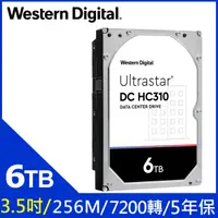 在飛比找蝦皮購物優惠-【WD 威騰】【Ultrastar DC HC310】6TB