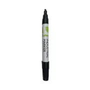 Q-Connect Industrial Marker Chisel Tip Black Pack of 10