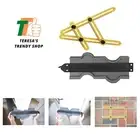 Contour Gauge with Lock and Free Angle Finder Tool by |10 inch Contour Gauge ...