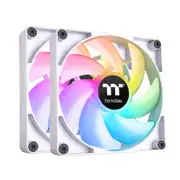 Thermaltake CL-F153-PL12SW-A 2 Pack CT120 120mm ARGB PWM Cooling Fan (White)