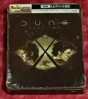 DUNE Part 2 Two 4K Steel book v3 UHD+Blu-ray+Digital Code BRAND NEW & SEALED