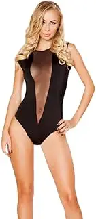 [JINZIJINYU] Babydoll for Women Sexy Lingerie Women Black See Through Jumpsuit