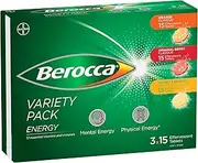 Berocca Energy Effervescent Tablets (3×15 Variety Pack)