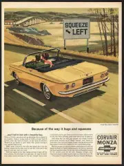 1964 Chevrolet Corvair Monza Spyder Convertible New Metal Sign