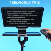 Feelworld TP16 Folding Teleprompter for Camera Smartphone Tablet Remote Control