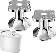 Toilet Button Pusher,Flower Shaped Toilet Lid Cover Lifter Handle - Adhesive Accessory Handle, Toilet Press Tool for Toilet Lid & Tank Covers Drawer