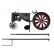 Solar LED Light Garden Tractor Wind Spinner Lawn Ornament/Yard Art/Outdoor Decor