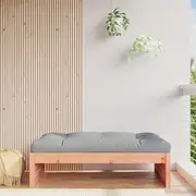 Sectional Sofa Garden Footstool 120x80 cm Solid Wood Douglas