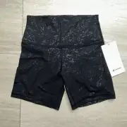 Lululemon Align HR Short *6” - Formulate Emboss Black Size 6 NWT!