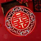 2pcs Red Wedding Door Sticker Wedding Sticker Room Decoration