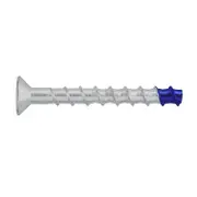 DeWALT 12 x 100mm Blue Tip Galvanised Countersunk Screw Bolt - 25 Pack
