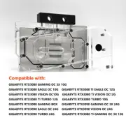 Granzon Full Coverage GPU Water Block For GIGABYTE RTX3090/3080TI/3080 GAMING OC