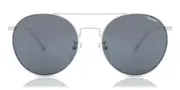 Sinner Tide SISU-857-20-10 Men's Sunglasses Silver Size 50