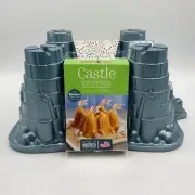 Nordic Ware Castle Bundt Pan Party Time Collection 10 Cup Cake Heavy Cast NEW