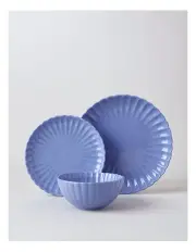 [Vue] Lagio Scalloped 12pc Dinner Set Ocean