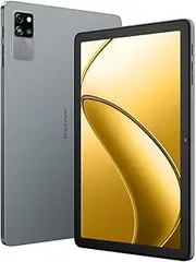 [Blackview] Tab 60 WiFi Android 14 Tablet, 12GB + 128GB (1TB External SD), 10.1 Inch HD+ Display, 5100 mAh Battery, 5MP + 13MP Camera, 8.5 mm Ultra Thin, WiFi 7, Dual Box Speaker, Face Detection, Grey