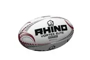 Rhino Vortex Elite Rugby Ball (White) (5)