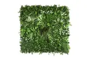 YES4HOMES 1 SQM Artificial Plant Wall Grass Panels Vertical Garden Foliage Tile Fence 1X1M Green