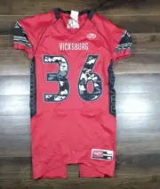 Rawlings game worn Vicksburg Camo Football Jersey #36 One of a Kind