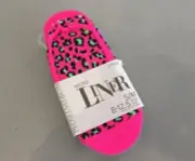 NEW Girls NORDSTROM Micro Liner Foot Ped Socks 3-Pack, S/M - Multi Leopard Print