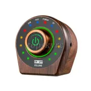 Bluetooth Power Amplifier Wood Grain HiFi 100W Class D Amp Digital Home Audio