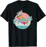 VidiAmazing Pinball Ball Insert Coins Game Over Playing Arcade Pinball ds975 T-Shirt