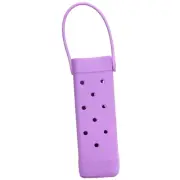 Lilac Toilet Brush Holder CLADDY Chemical Resistant Cleaning Caddy CarryBag Tote