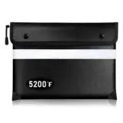 Fireproof Document Bag Heat Insulated Storage Organizers 5200°F Waterproof