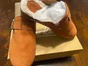 Zodiac Womens Maui Saddle Suede Mule "Brown" Size 9