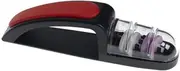 MinoSharp Ceramic Wheel Water Sharpener Plus, Black/Red