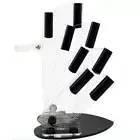 Knife Holder Storage Kitchen Transparent Acrylic Block Ceramic Rack Organizer