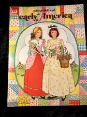 Early America Paper Doll Book Uncut Whitman Pub. 1975