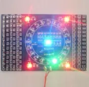 CD4017+ NE555 Rotating LED SMD Soldering Practice Skill Training Board DIY AU