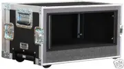 8 Space 19" ATA SHOCK RACK CASE Rolling Rack 16" deep.