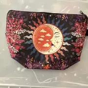 Check Out This “lFall Season”Sun And Moon” Cosmetic Bag NWT