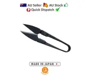 Clover Thread Snips 10.5cm Black Blade Durable Lightweight Sewing Scissors Japan