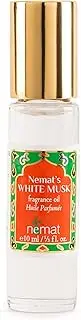 White Musk Perfume Oil Roll-On - White Musk Fragrance Oil Roller (No Alcohol) Perfumes for Women and Men by Nemat Fragrances, 10 ml / 0.33 fl Oz
