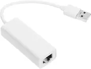 SECFOU USB Network Card Adapter Adaptor Adapter from for Compatible Cable Network -c Laptop C Computer Gigabit No Driver Needed USB Ethernet Laptop Accessory PVC White