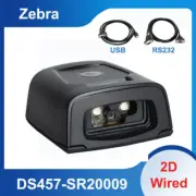 Zebra DS457-SR20009 2D Barcode Scanner Reader with USB/RS232 Cable Fixed Mount