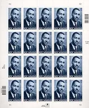 Roy Wilkins 20 x 34 Cent US Postage Stamps Scot #3501