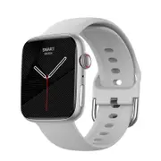 Smart Watch with Wireless Charging & Bluetooth Calls (Grey)